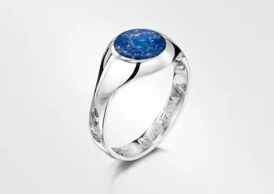 blue signet ring